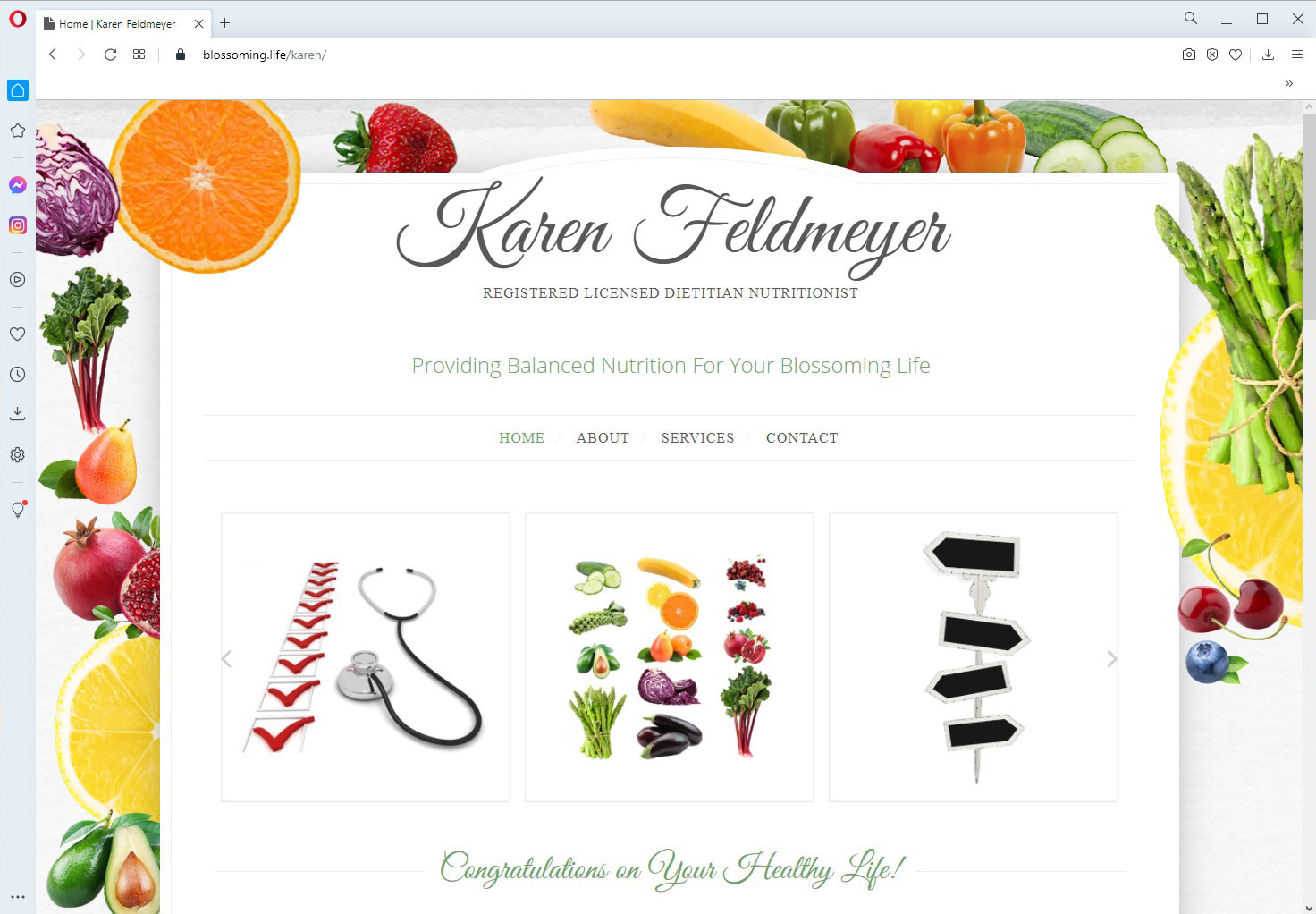 Diversified Engineering Concepts, LLC - Dietitian Website Image